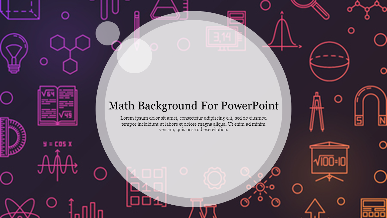 Math Background For PowerPoint
